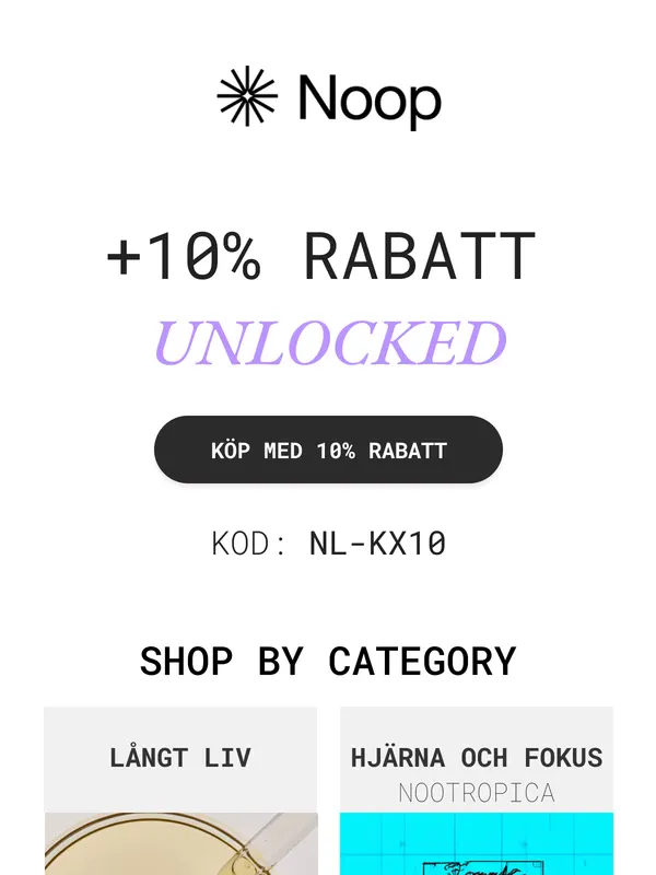Example of conversion-optimized email design and copy