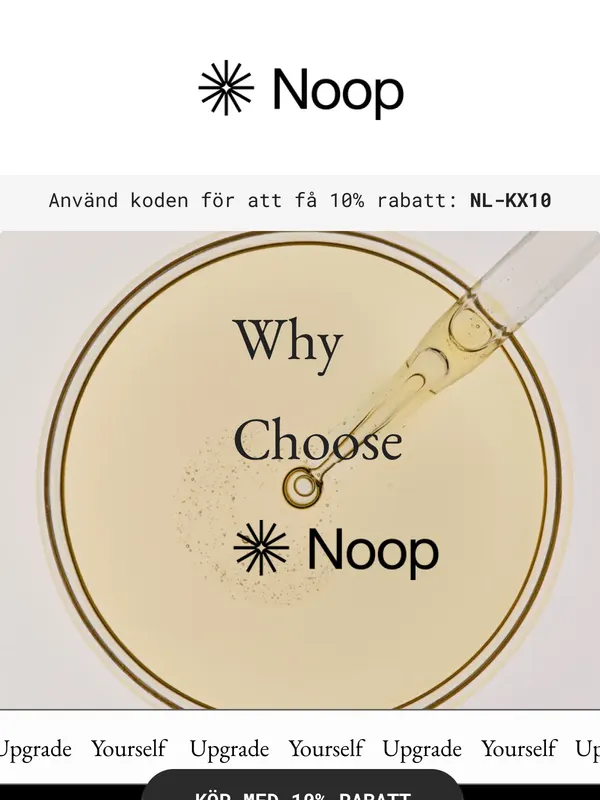 Example of conversion-optimized email design and copy